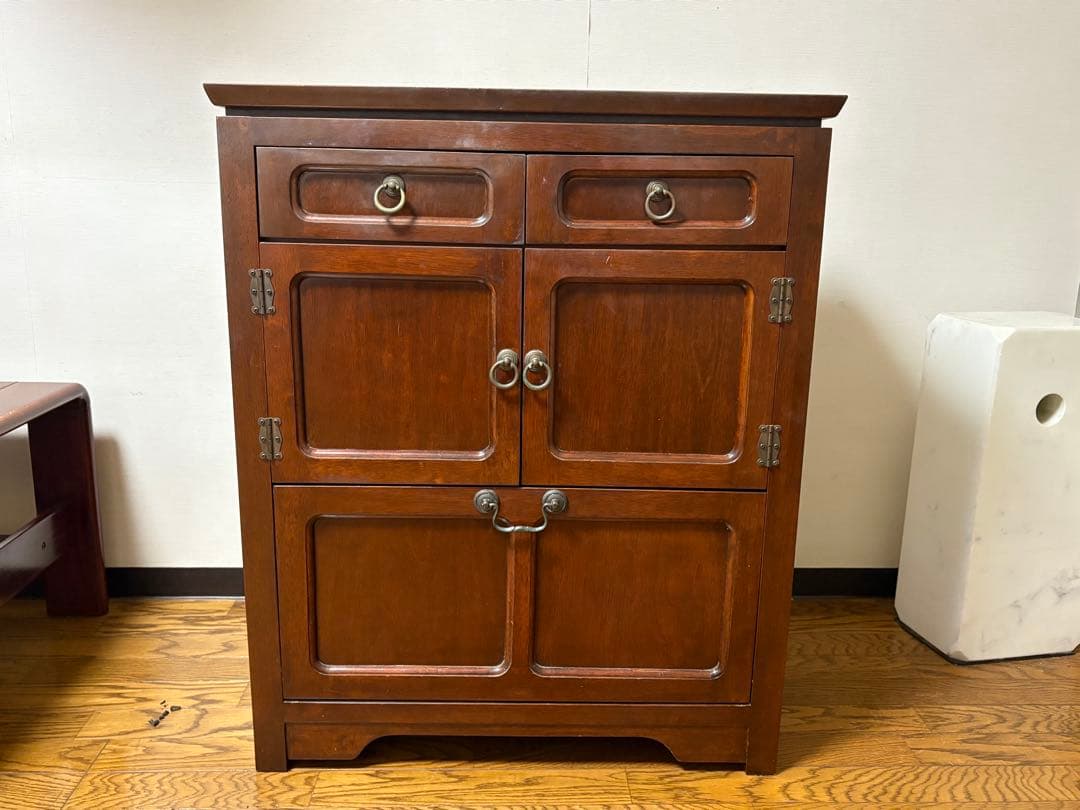 アンティーク・ブラウン木製キャビネット