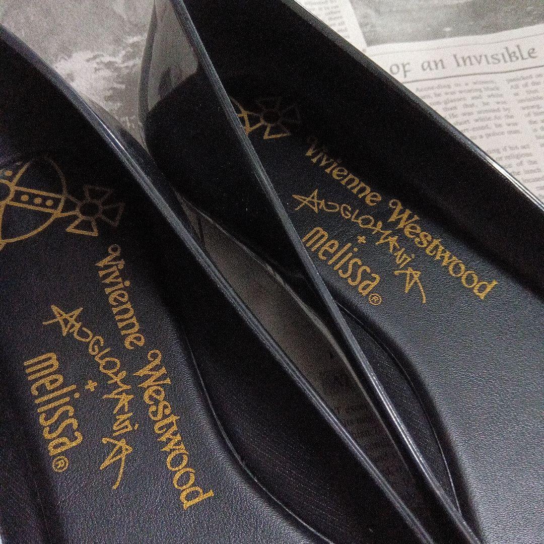 melissa×Vivienne Westwoodフラット・レインシューズ 25