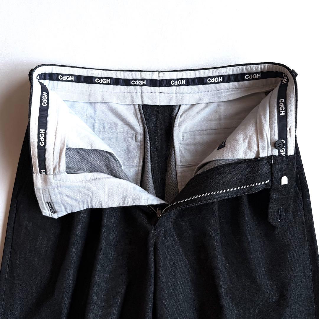 《美品》 23aw コムデギャルソン オム ワイド スラックス ブラックデニム