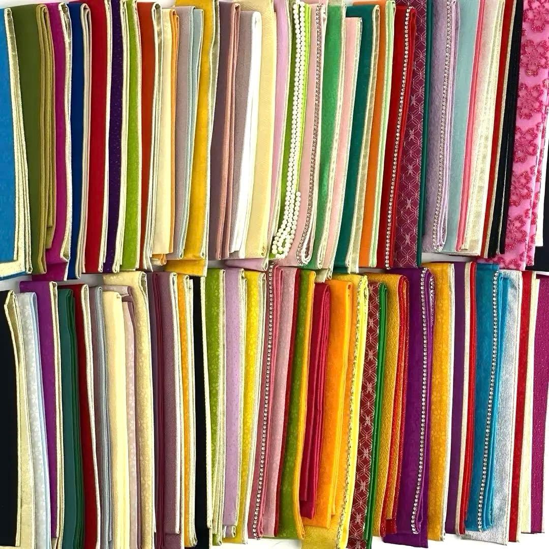 【在庫一掃60枚セット】重ね襟　重ね衿　振袖用　訪問着用　正絹 B