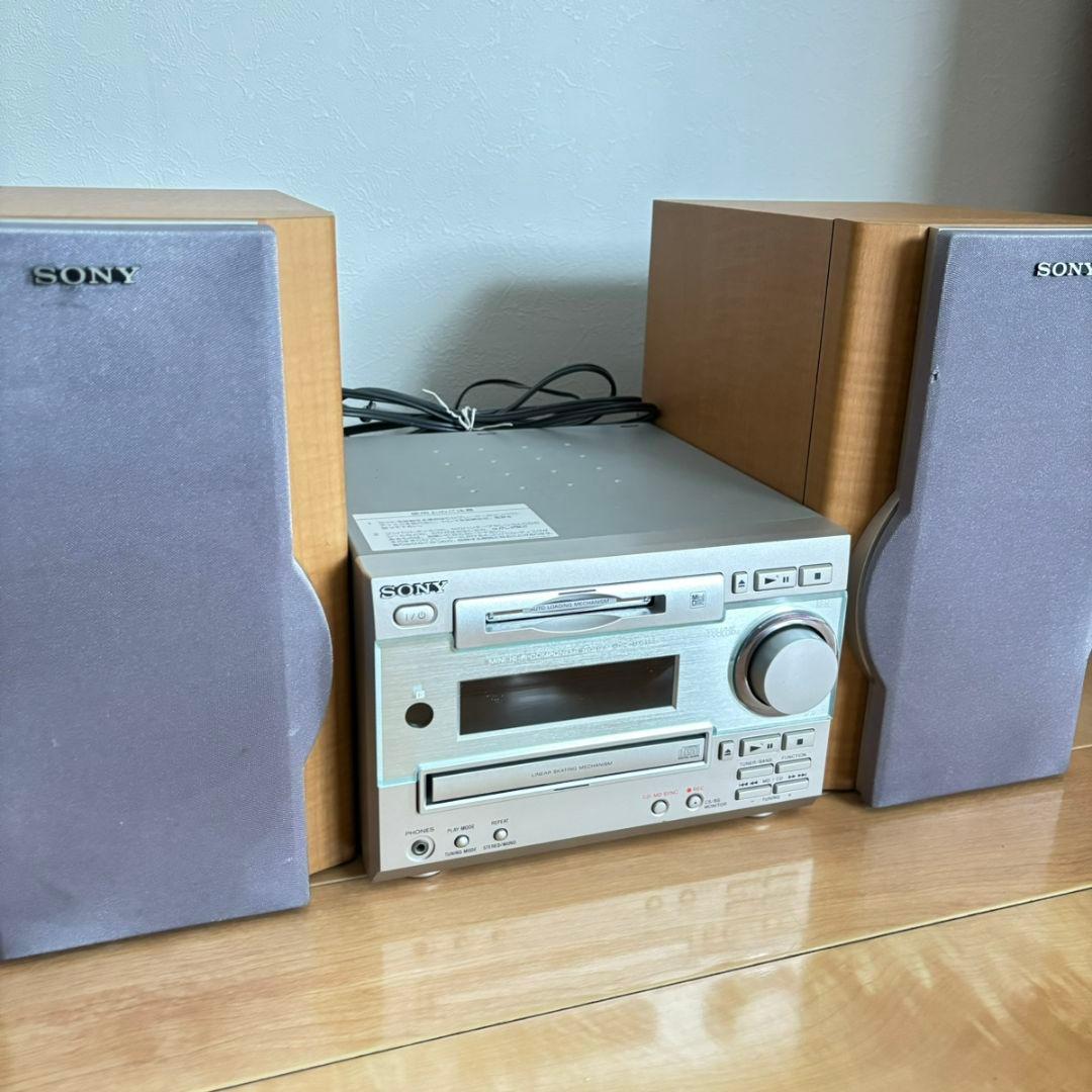 【CDMD動作確認済み♪】SONY ミニコンポ　HDC-MD333