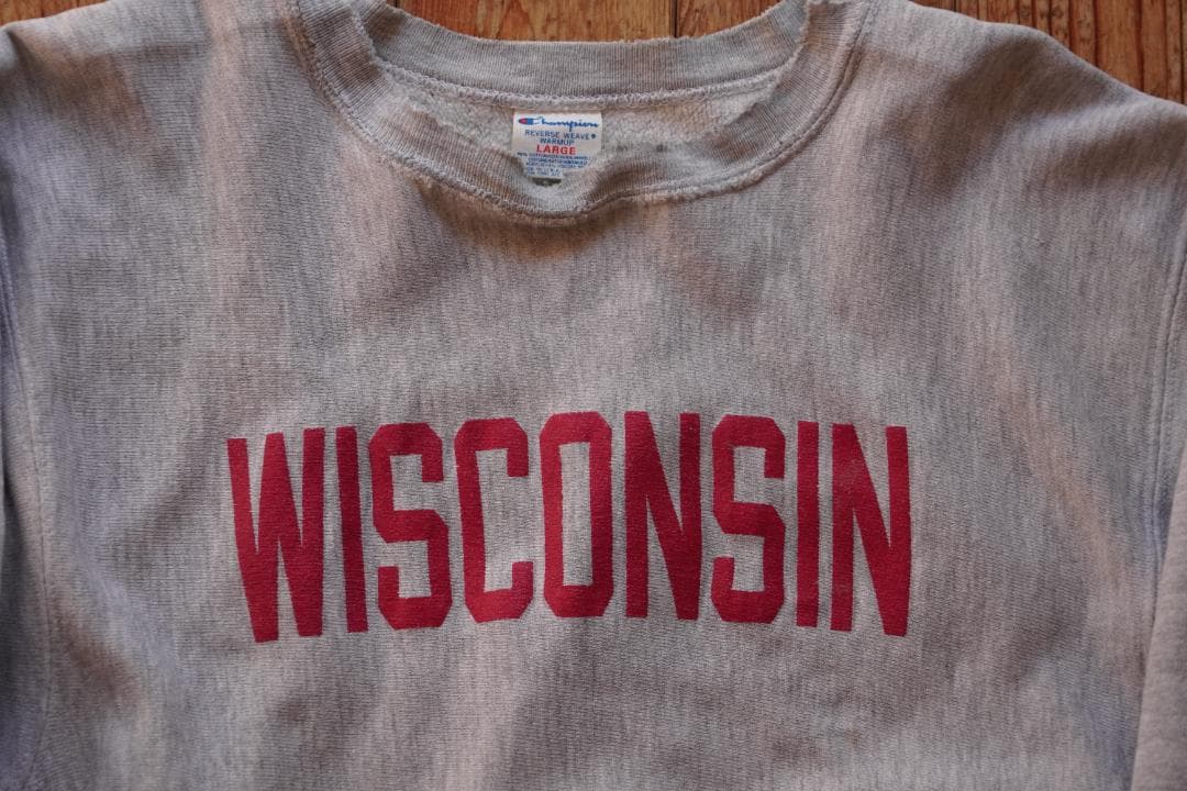 80s リバースウィーブ WISCONSIN トリコタグ ボロ アメリカ製