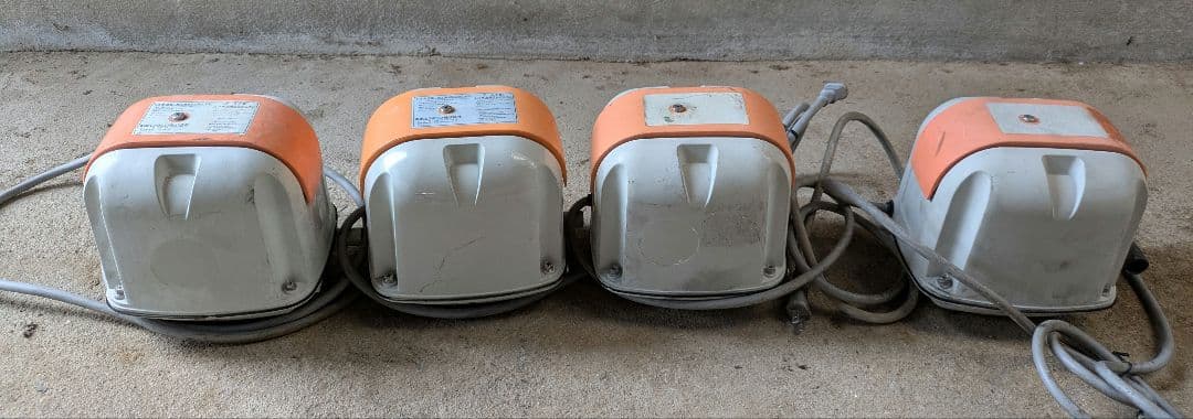 ジャンク　4台セット　エアーポンプ AP-120F エアポンプ ブロワー