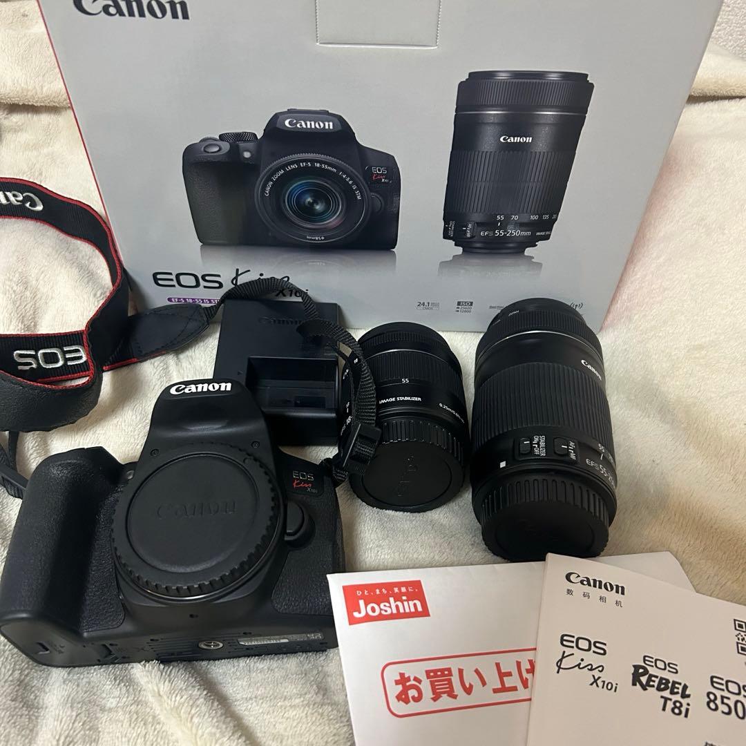 Canon EOS Kiss X10i ダブルズームキットデジタル一眼レフ