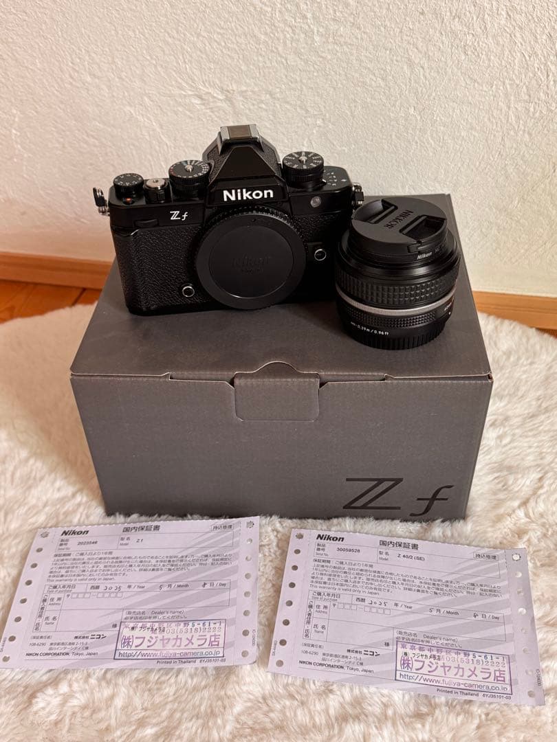 Nikon Zf 40mm f/2 SE レンズキット