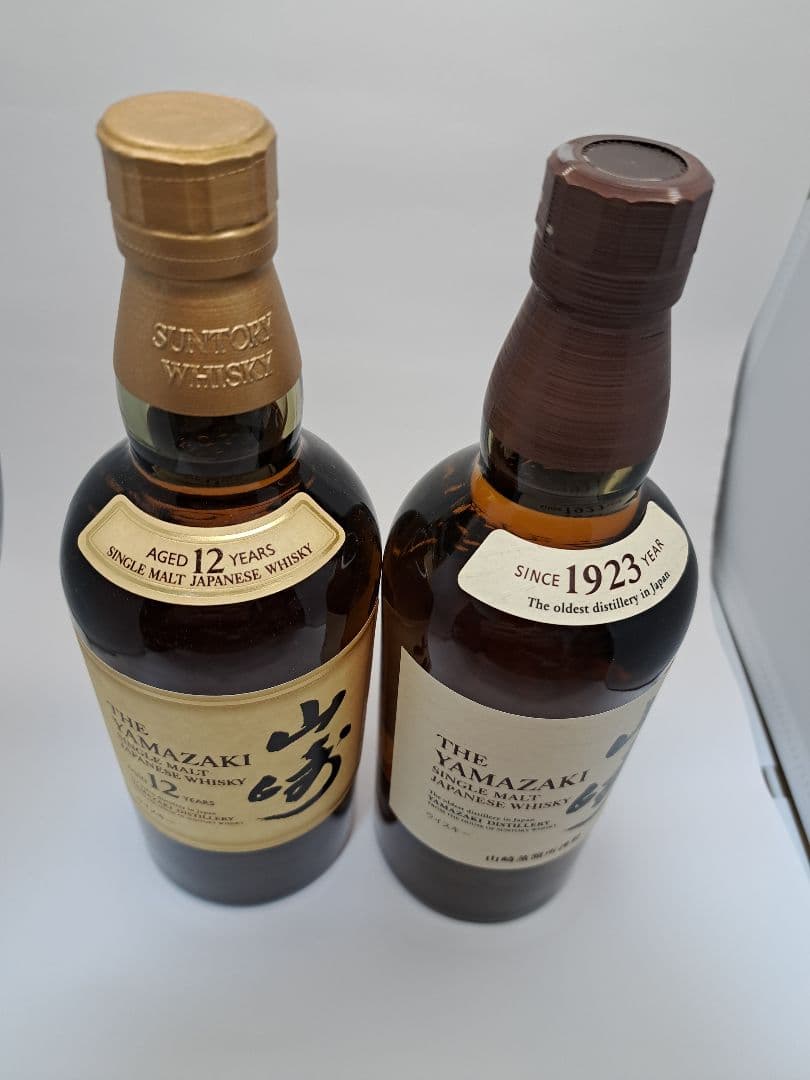 【セット】山崎12年 シングルモルト700mlと山崎ノンエージ700ml