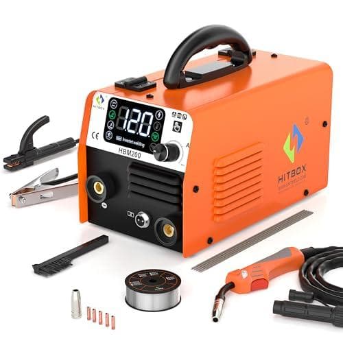HITBOX 溶接機 100V 半自動 120A 1台3役 【ノンガスMIG/p