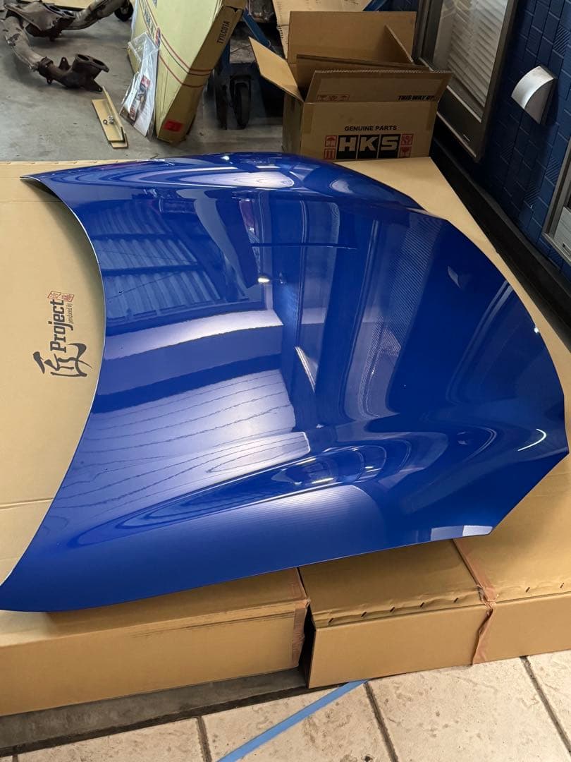 【美品】BRZ ZD8 純正ボンネット WRブルー(K7X)