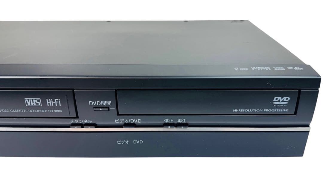 東芝 VTR一体型DVDプレーヤー (VHSビデオ/DVD) SD-V800