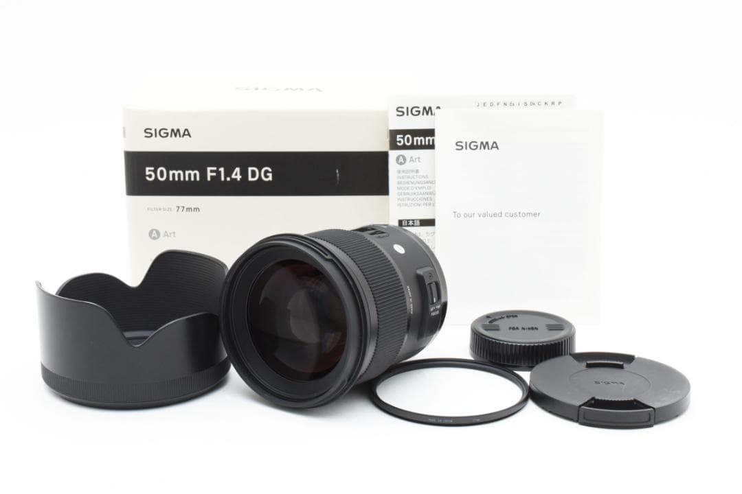 超美品 シグマ 50 F1.4 DG Art 014 NIKON 箱付 M291