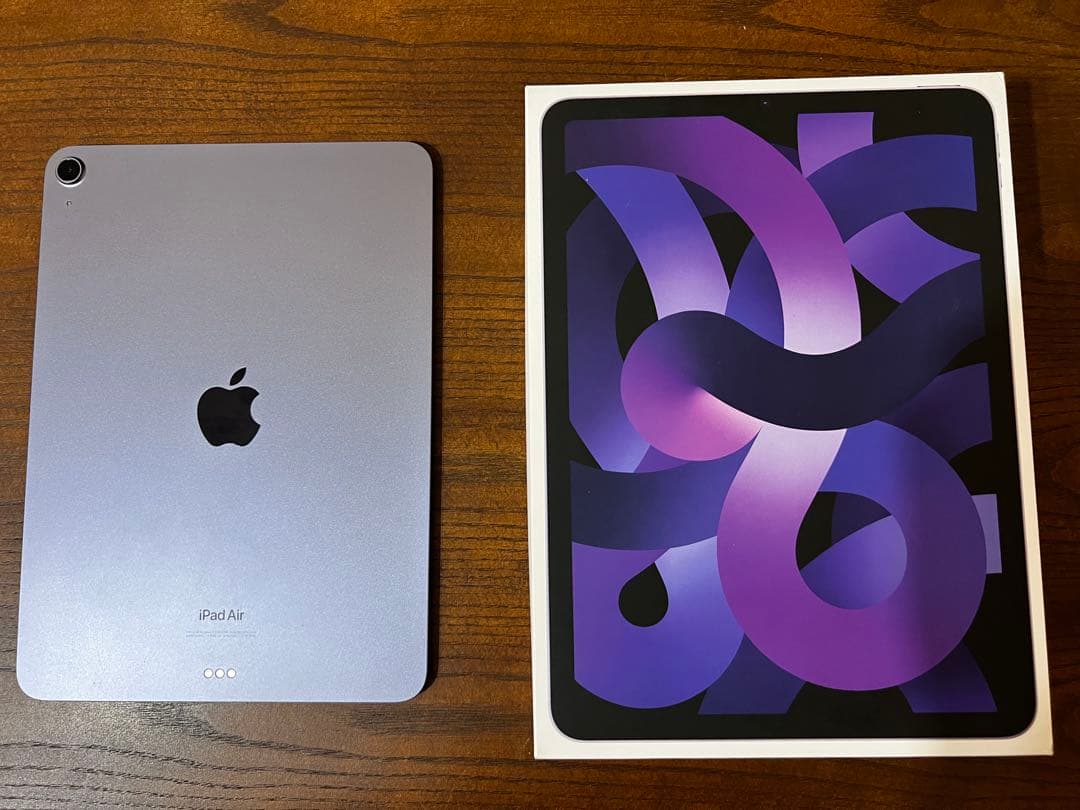 【超美品】iPadAir5 Wi-Fi 64G パープル ケース＋ガラスフィルム