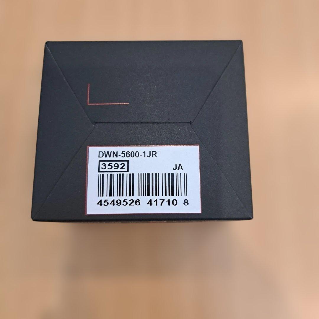 カシオ　リングウォッチ　G-SHOCK DWN-5600-1JR　ブラック