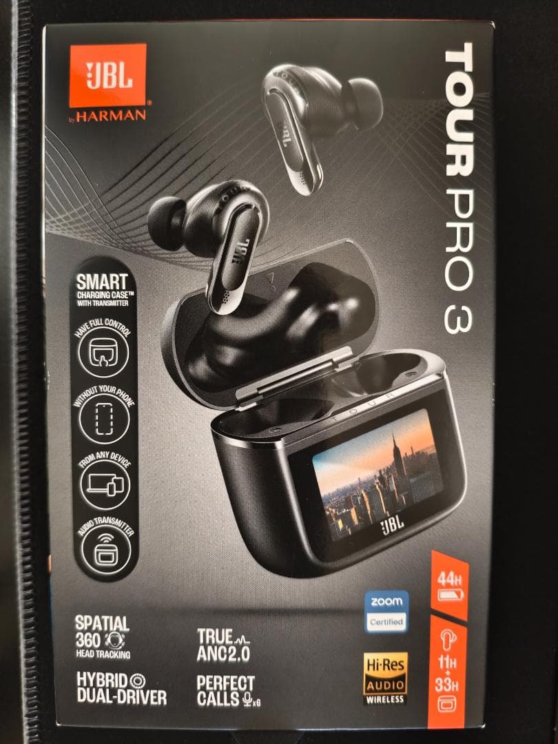 【美品】★最終価格★JBL Tour Pro 3 Black ノイキャンLDAC