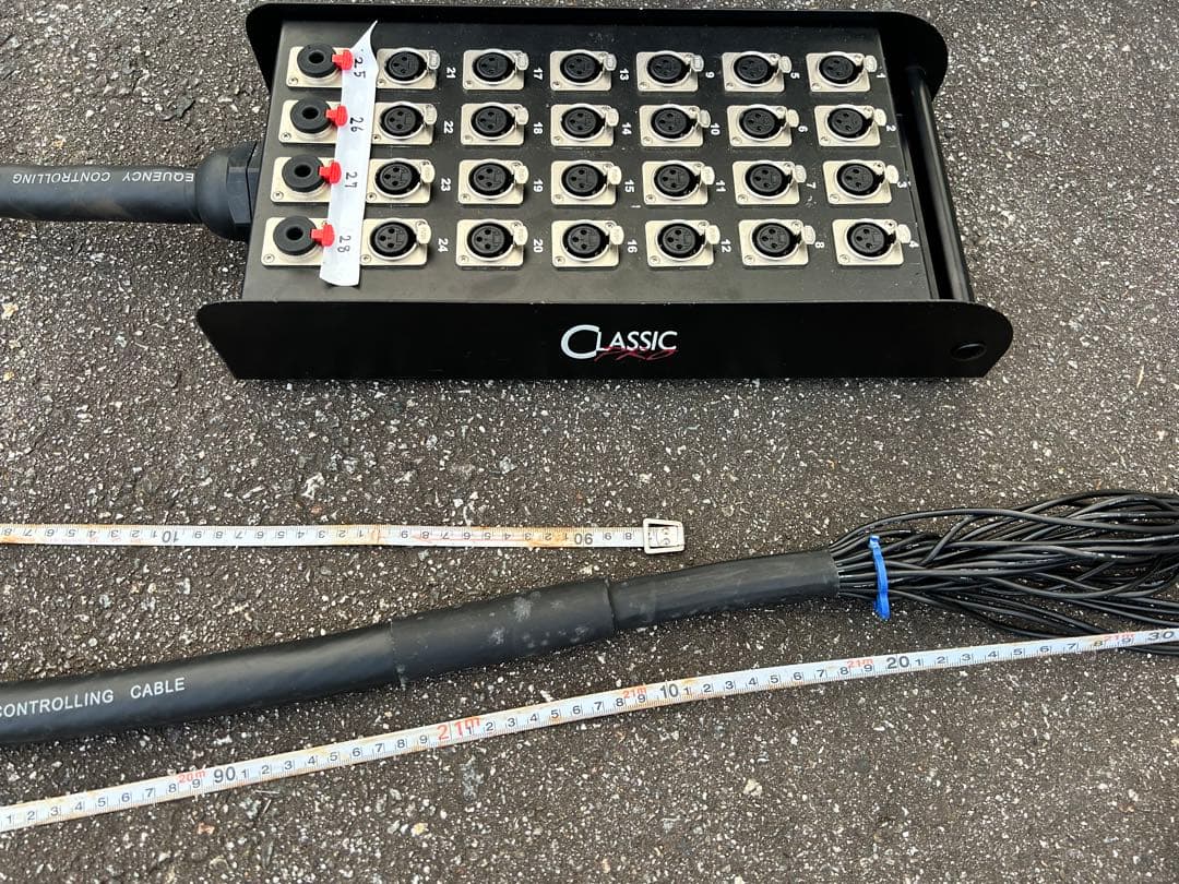 クラシックプロ　24センド4リターンマルチケーブル　収納箱付き