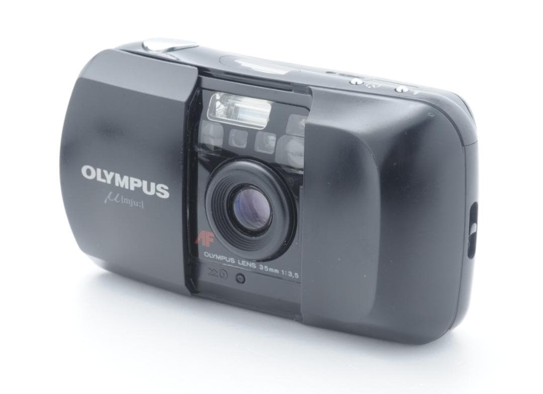 ★難あり OLYMPUS μ [mju:] ブラック 35mm F3.5★