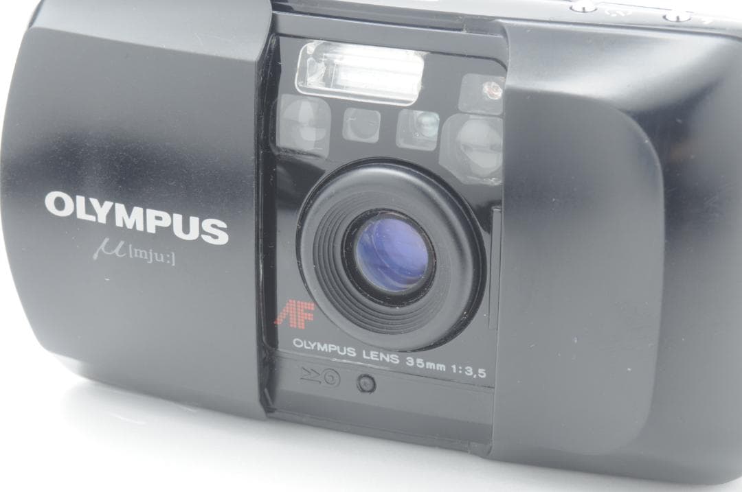 ★難あり OLYMPUS μ [mju:] ブラック 35mm F3.5★