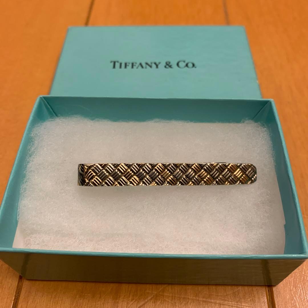 【新品未使用】Tiffany & Co. ネクタイピン ゴールド × シルバー