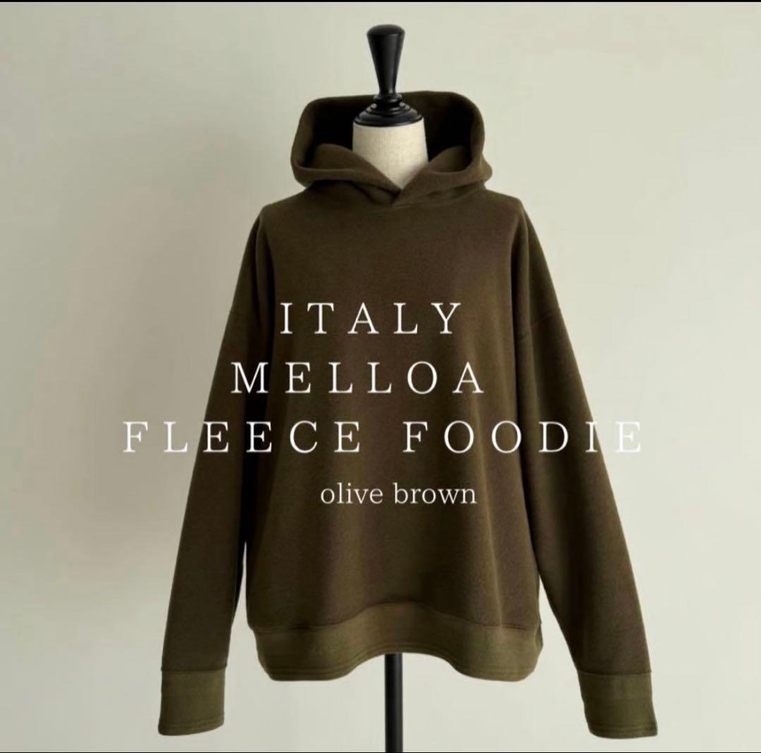 トップス argue ITALY MELLOA FLEECE FOODIE