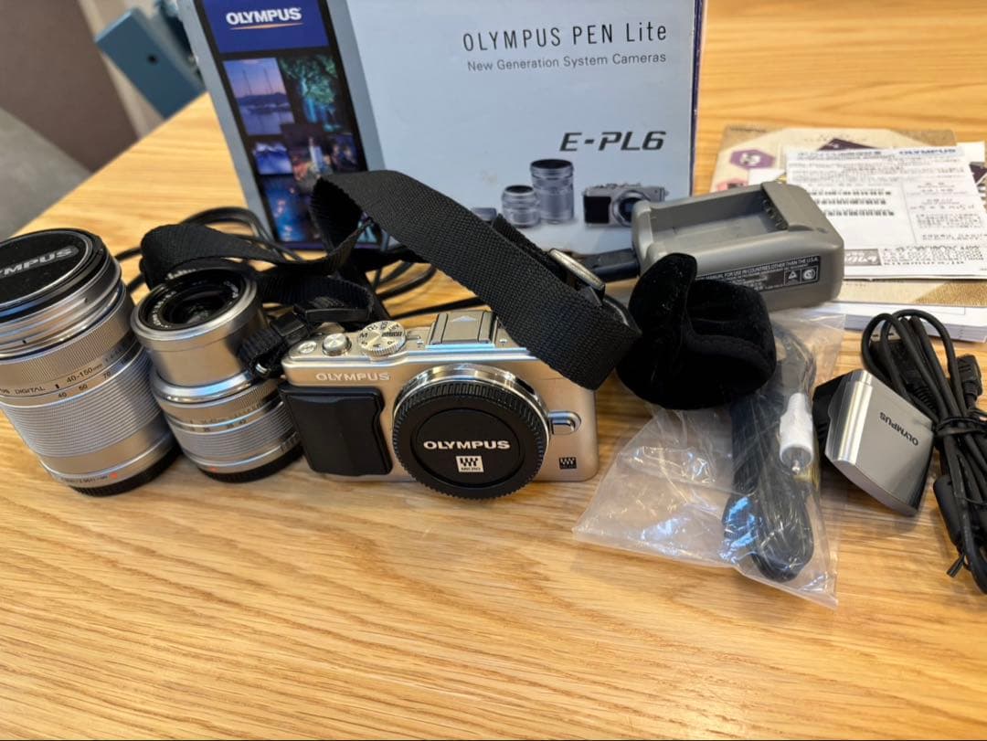 OLYMPUS PEN Lite E-PL6 ダブルレンズセット 付属品多数