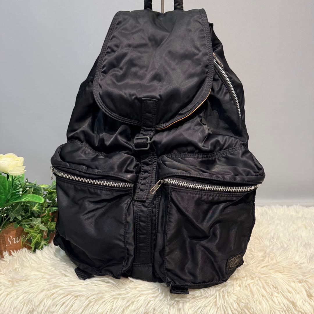 【人気】希少 レア PORTER TANKER ポーター リュック ブラック