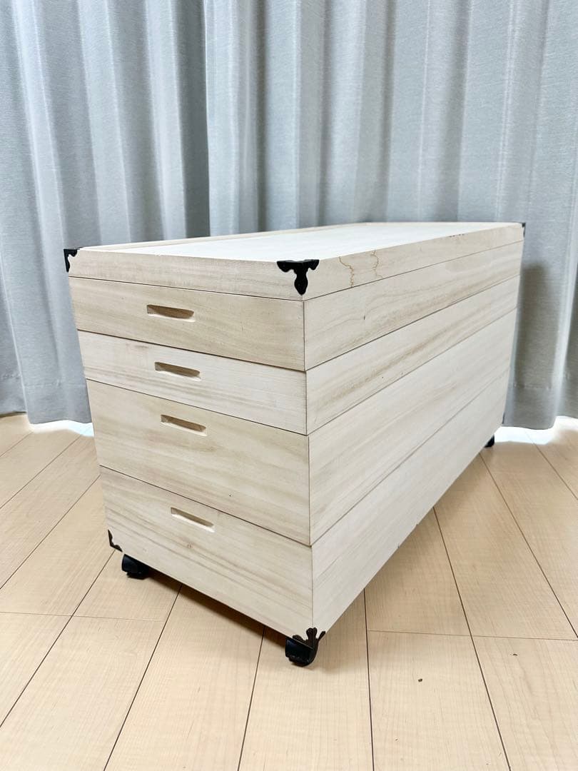 桐 衣装ケース 4段 桐箱 桐ケース