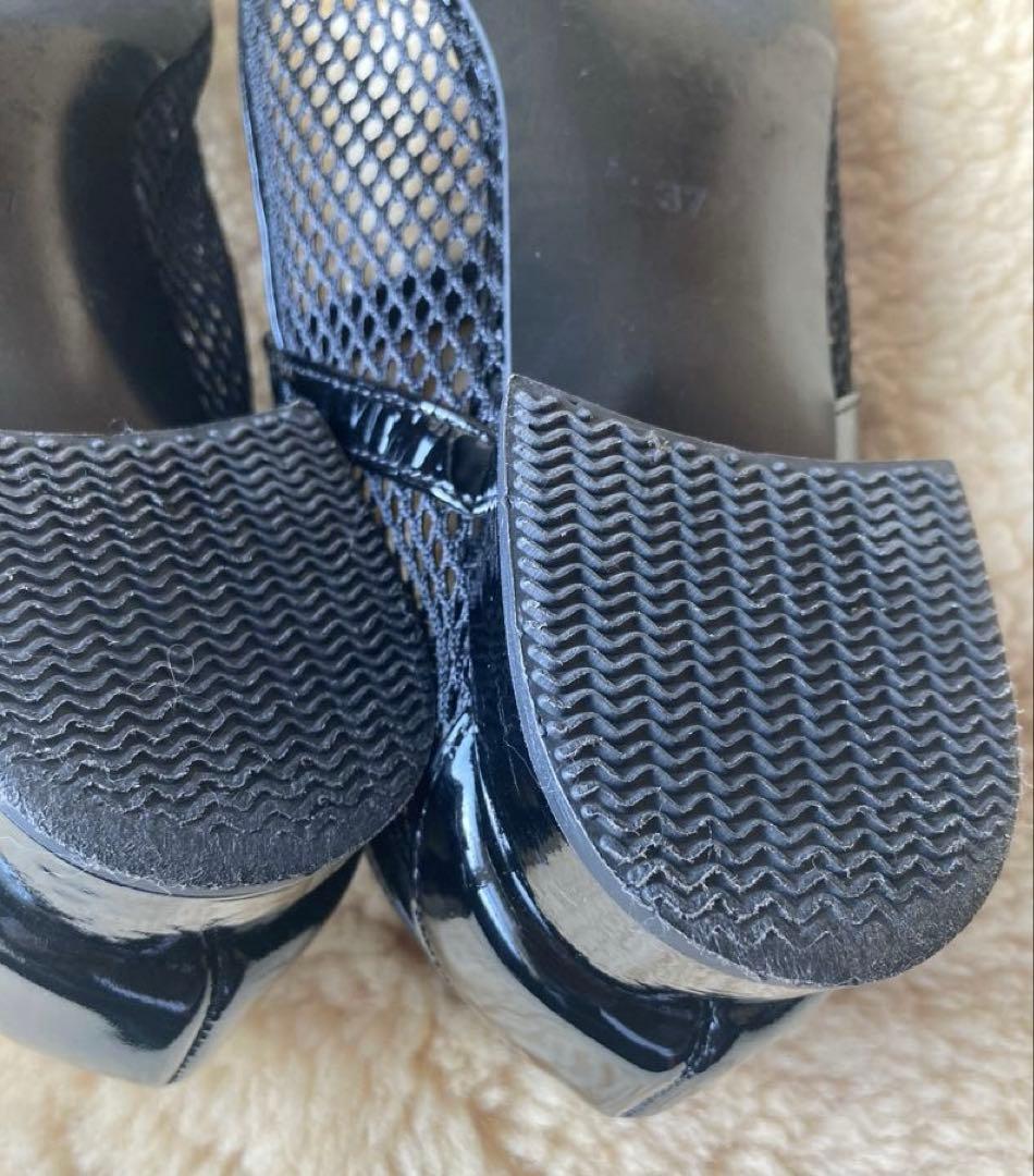 トゥモローランド メッシュパンプス フラットシューズ メリージェーン 37