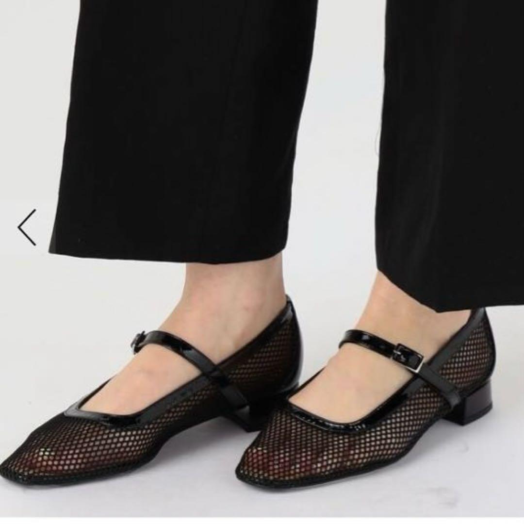 トゥモローランド メッシュパンプス フラットシューズ メリージェーン 37