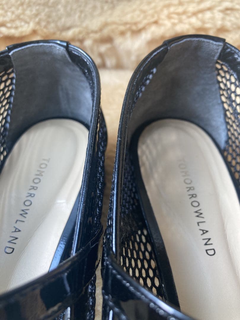 トゥモローランド メッシュパンプス フラットシューズ メリージェーン 37