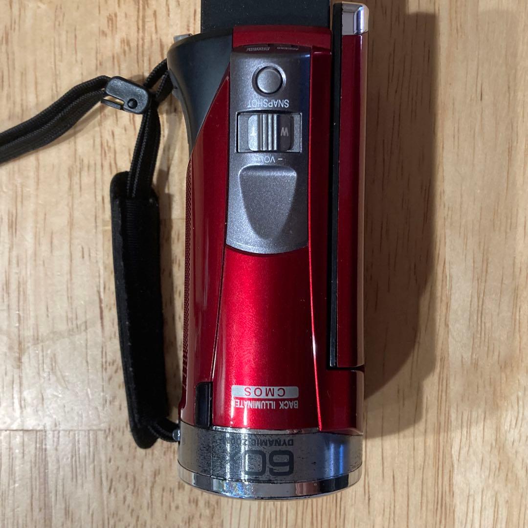 JVC GZ-HM177-R ビデオカメラ レッド 動作良好　卒業式　入園式