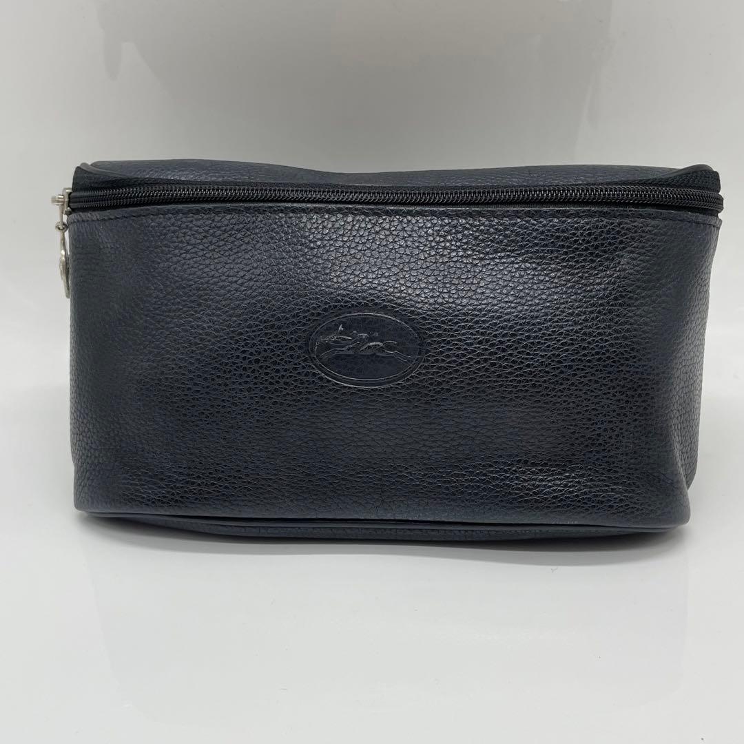 BN5547●LONGCHAMP ロンシャンレザー ボディーバッグウエストポーチ