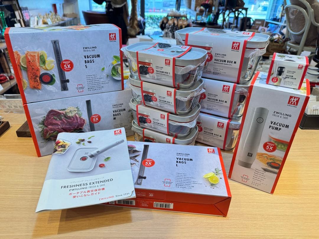 A7188【ツヴィリング】フレッシュ＆セーブ 12点セット ポータブル真空保存機