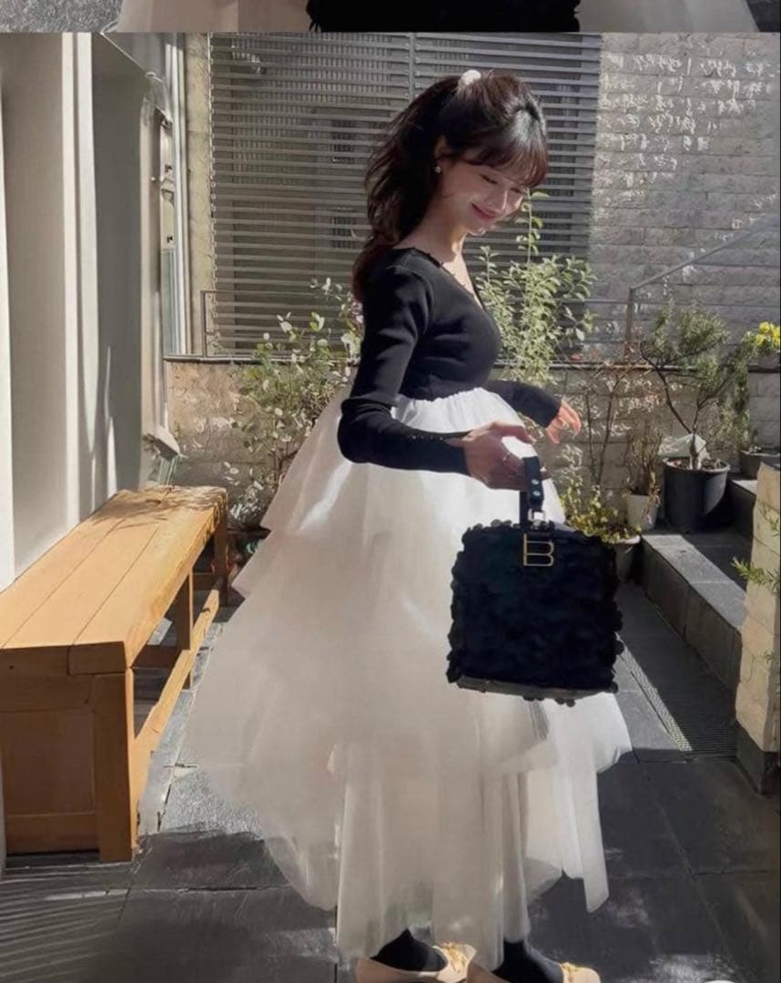 ワンピース Bibiy. DELPHINE TULLE DRESS