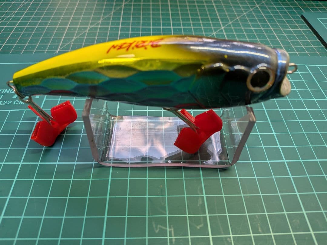 希少美品ミラクルワークスビリケンハンドメイドウッドルアー　 ウメイロ12.5cm