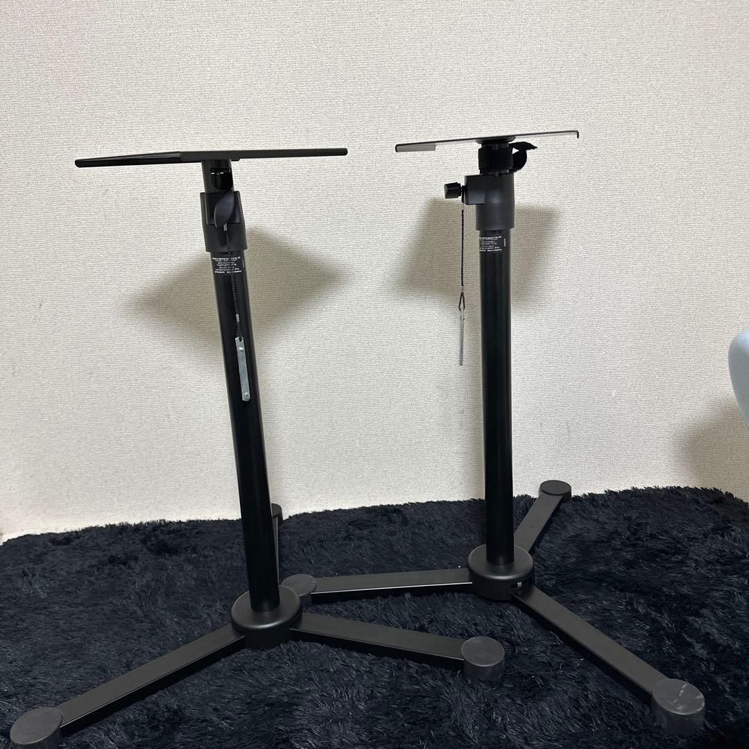 K&M 26720 スピーカースタンド 高級 ブラック 黒 オーディオ