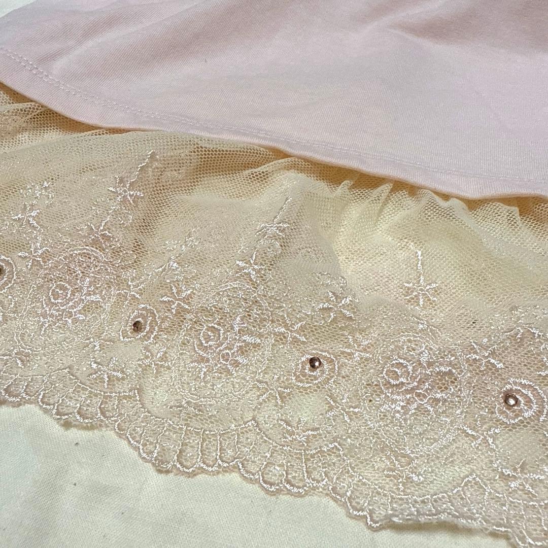 axes femme ビッグリボンキャミソール　ピンク