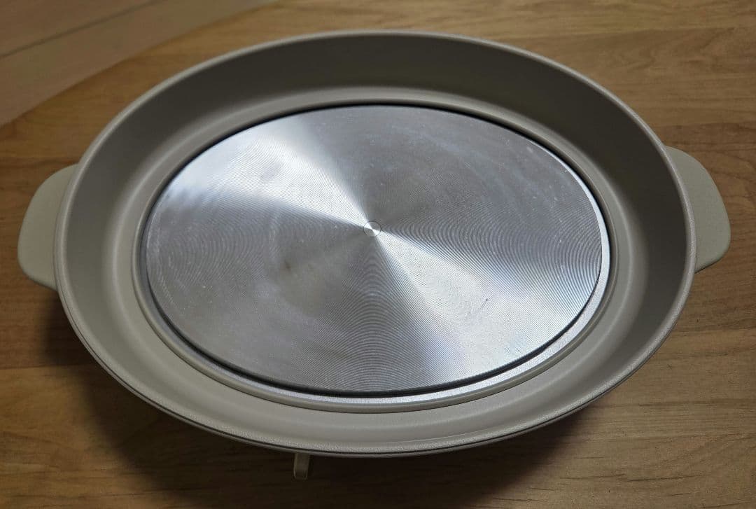 BRUNO crassy+ オーバル ホットプレート BOE053　グレージュ