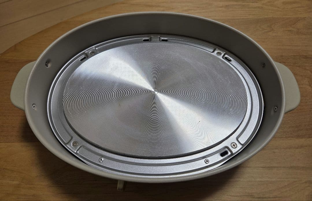 BRUNO crassy+ オーバル ホットプレート BOE053　グレージュ