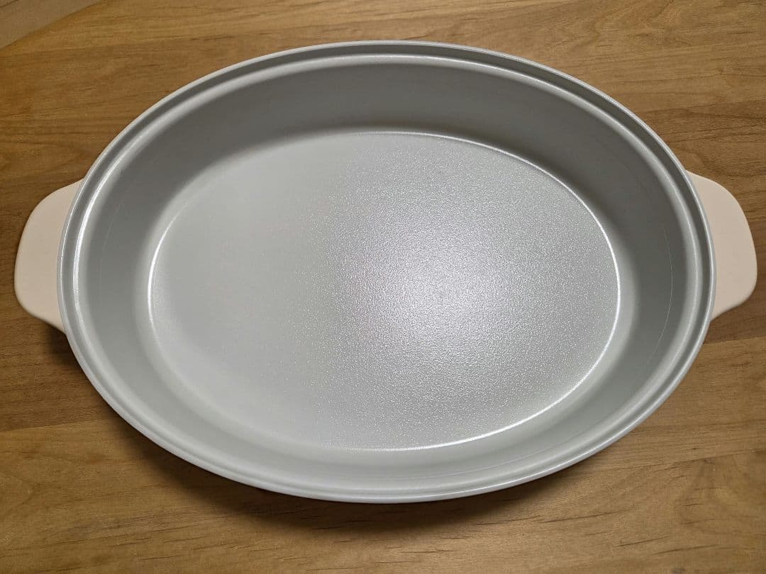 BRUNO crassy+ オーバル ホットプレート BOE053　グレージュ