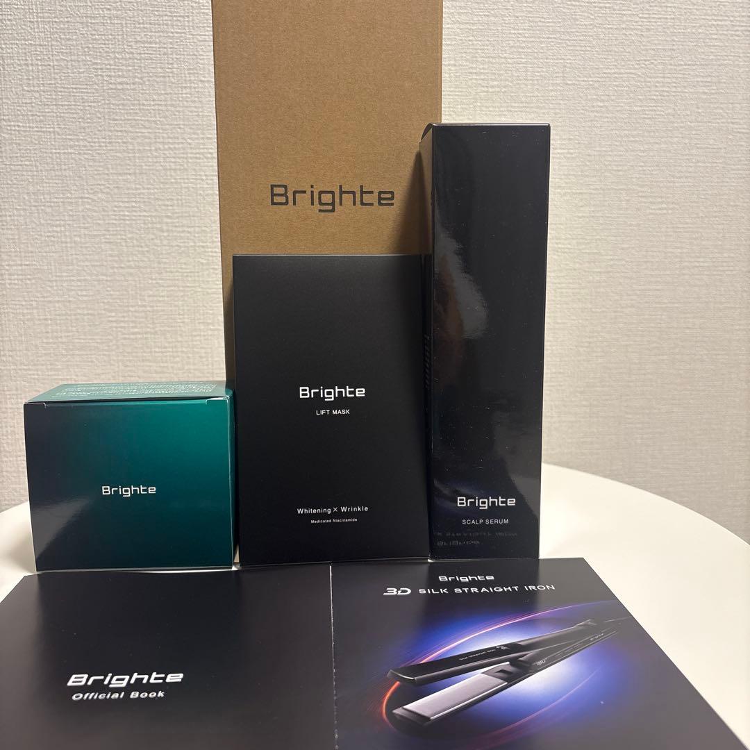【最安値・未使用】Brighte3D SILK STRAIGHT IRONセット