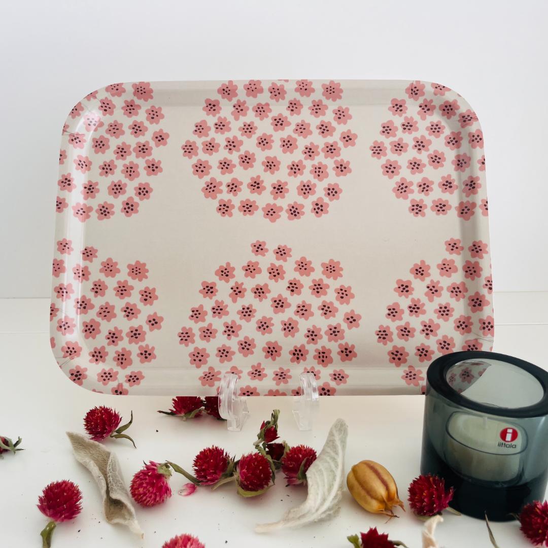 32 マリメッコ トレイ(トレー）&クロス タリンクシリヤライン限定