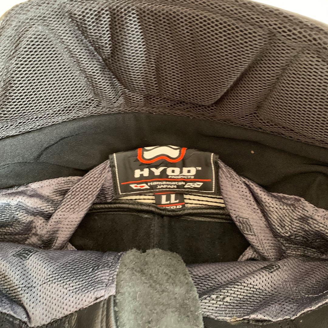 HYOD レザー バイクパンツ LL ブラック