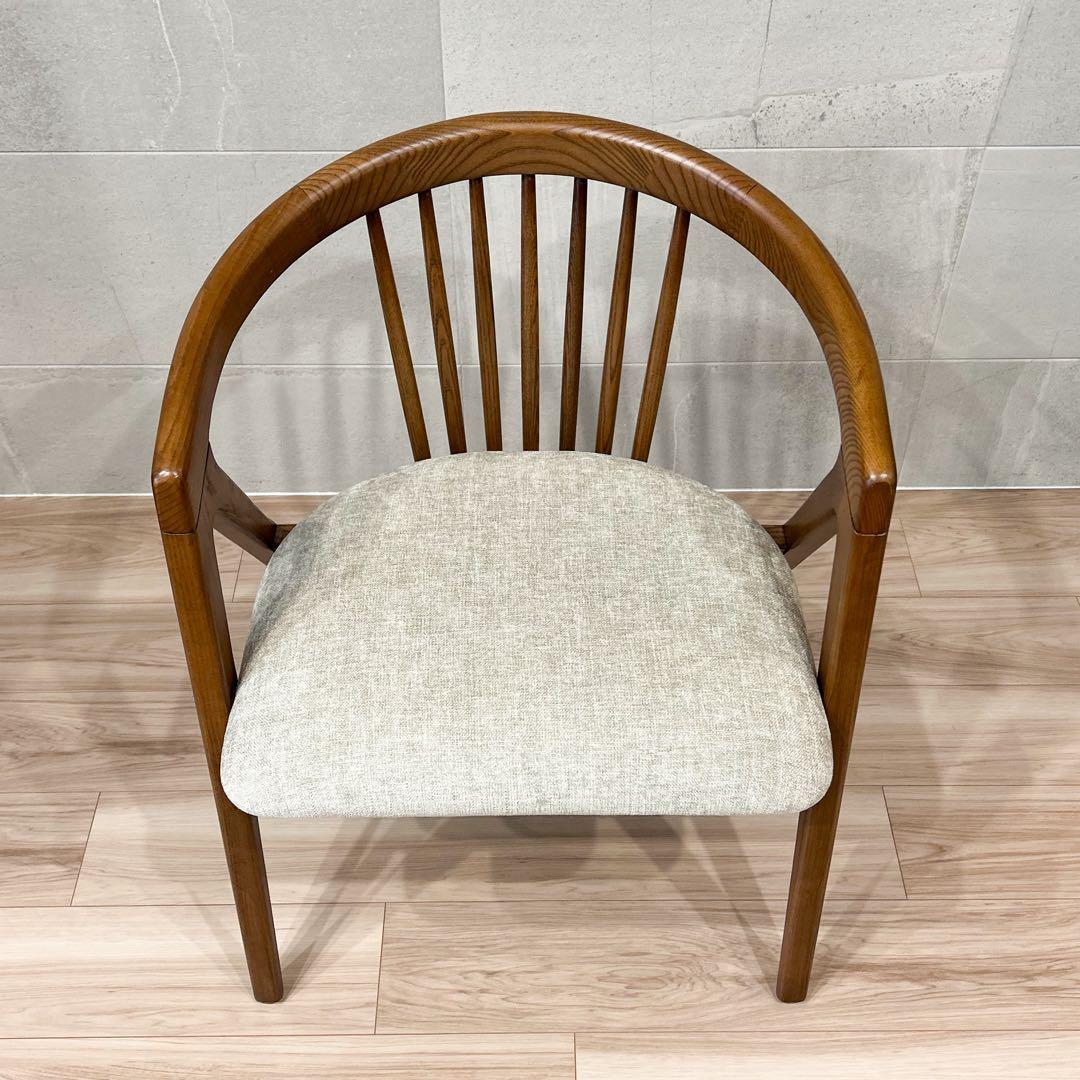 アルモニア／ダイニングチェア (ウォールナット×ベージュ) 1脚