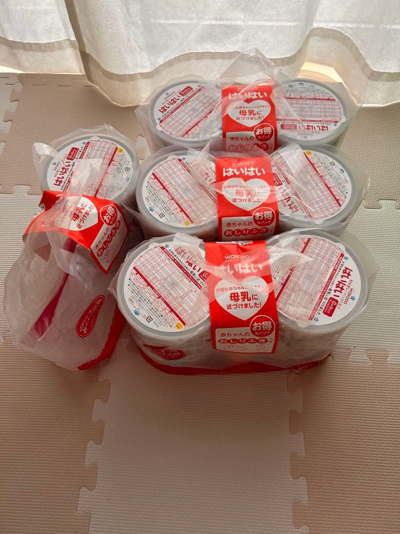 WAKODO はいはい 粉ミルク 7缶(810g)　お尻拭き付き