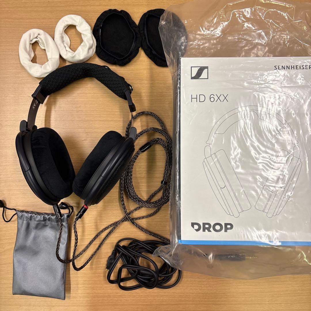 DROP x Sennheiser HD6XX 有線ヘッドホン