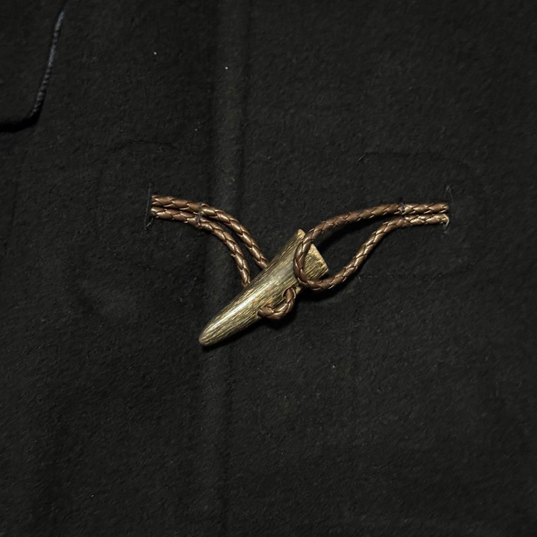 freeさん専用良品 バーバリー 羊毛カシミヤ ダッフルコート 濃紺 M