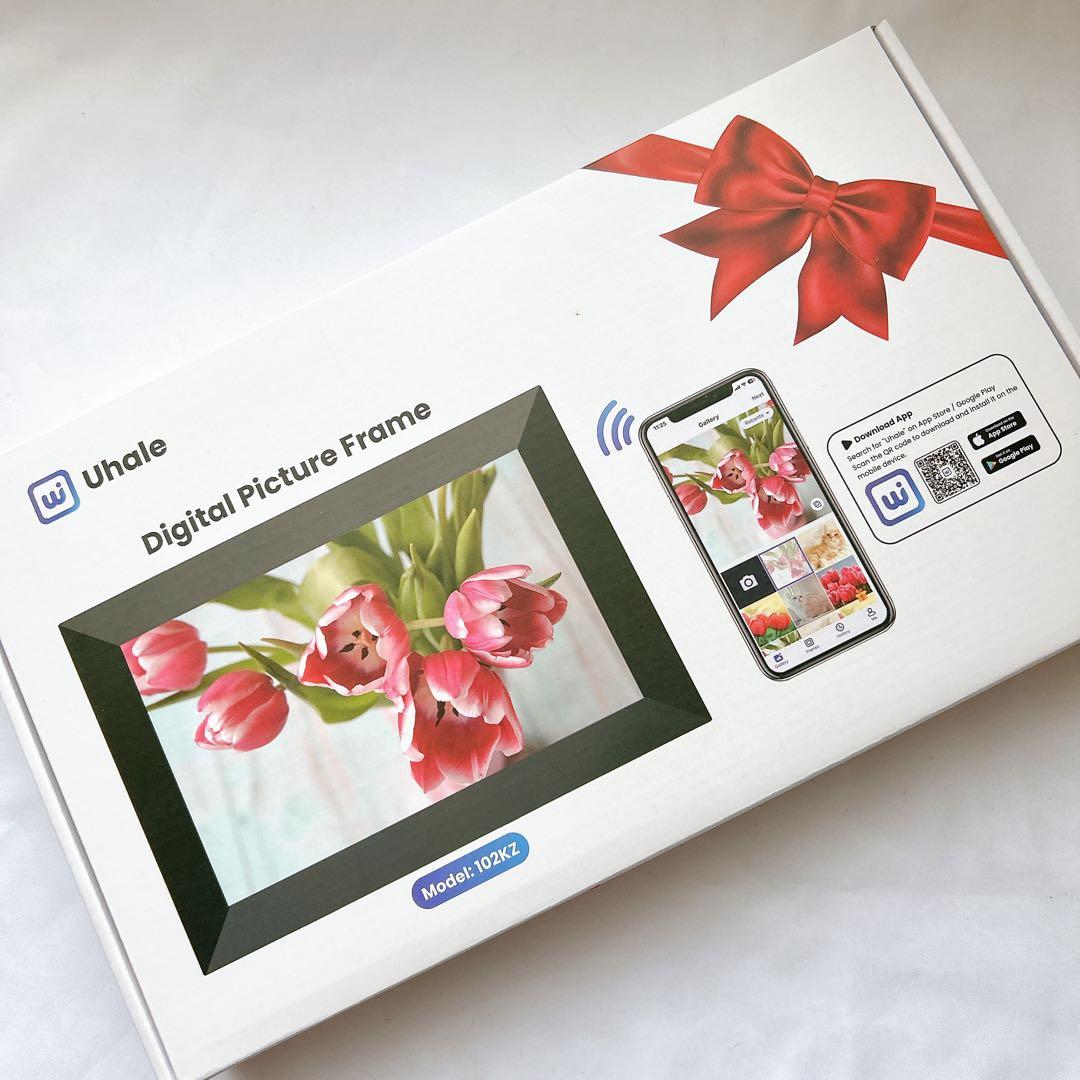 ☆デジタルフォトフレーム Wi-Fi 10.1インチ 32GB内蔵