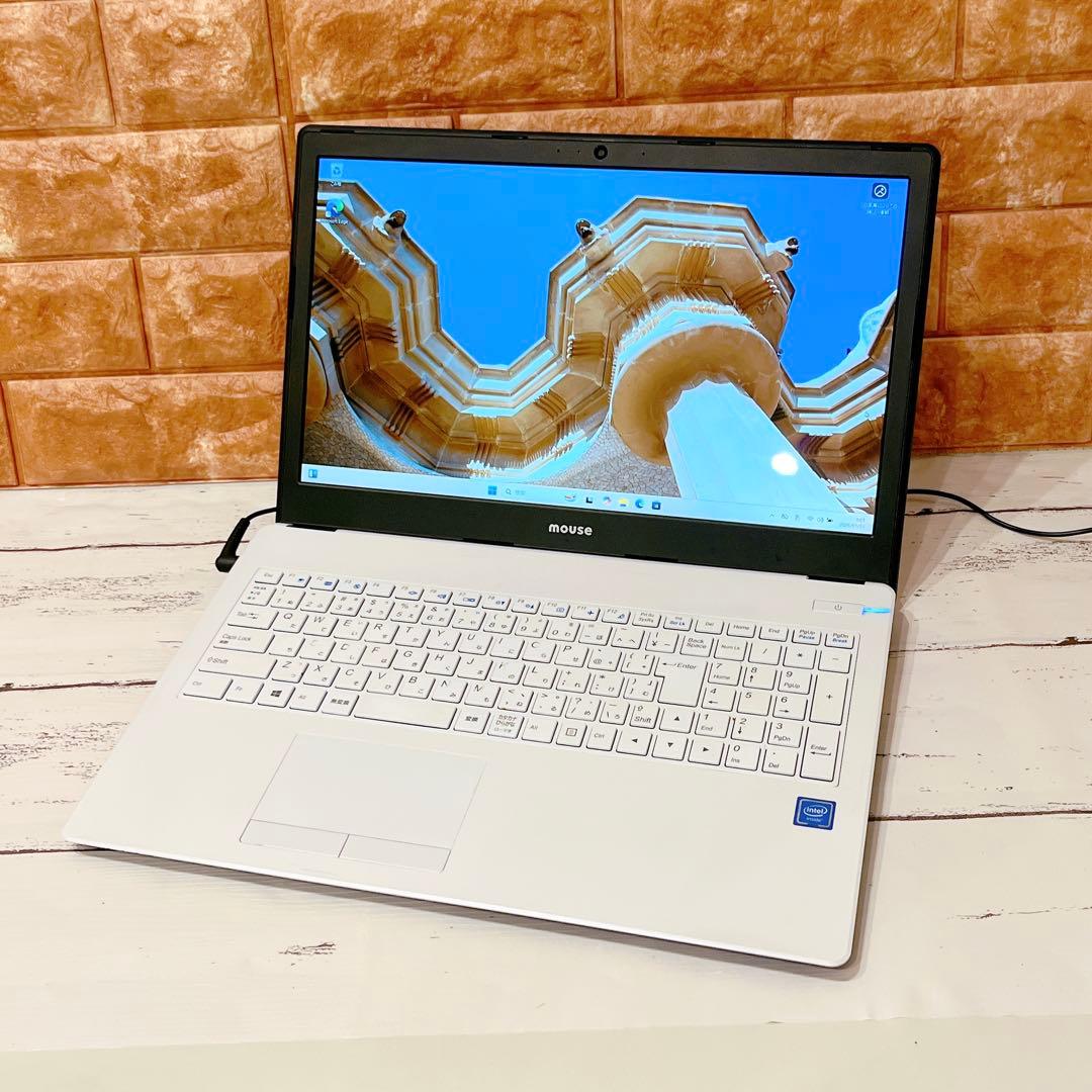 mouse ノートパソコン SSD256GB Webカメラ Win11 即使用可