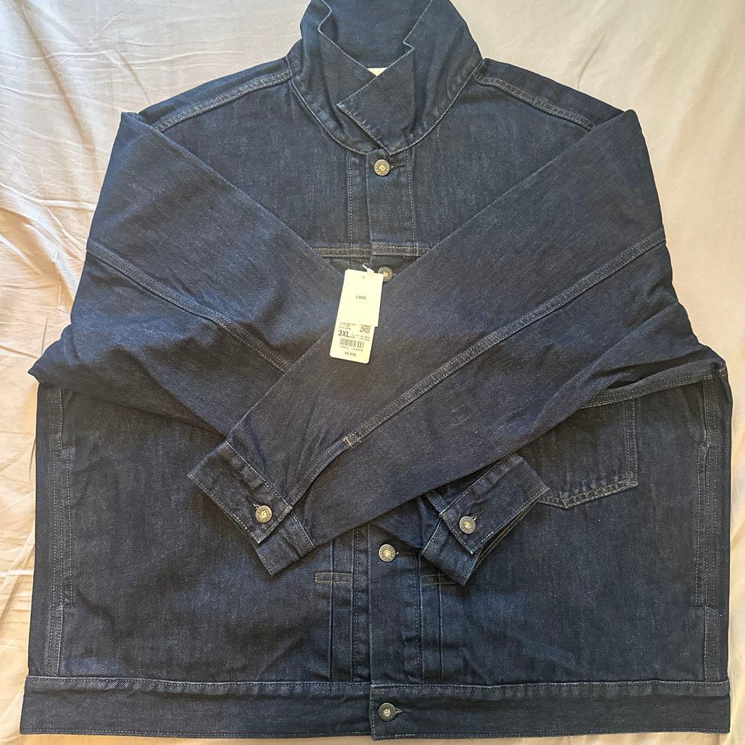 UNIQLOユニクロ　3XL デニムトラッカージャケット　68Blue 新品