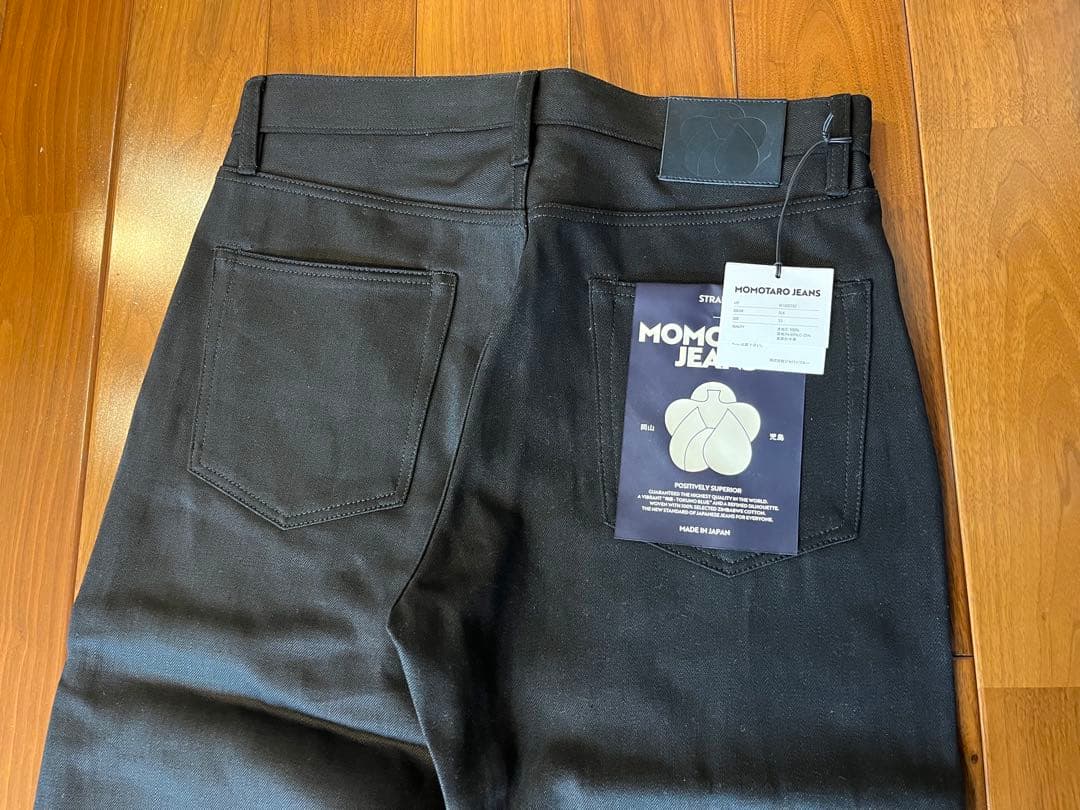 MOMOTARO JEANS ストレートデニム ブラック