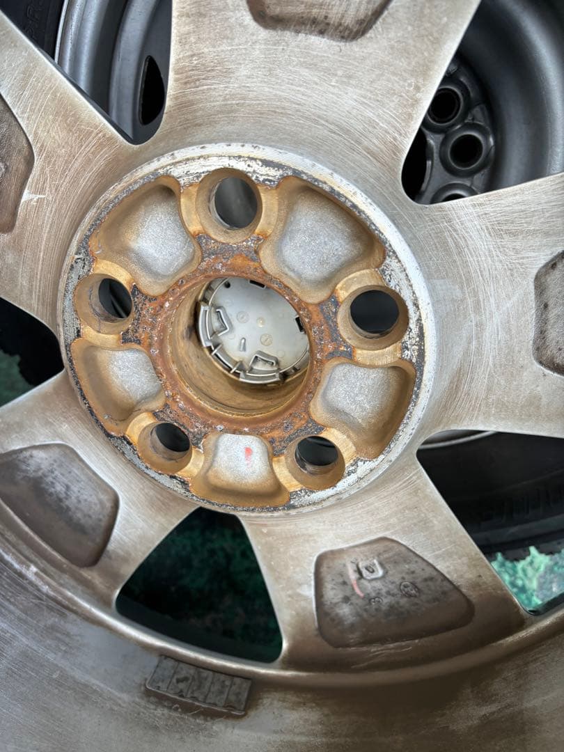 17インチハリアー純正ホイールタイヤセット　4本　 ホイールのみ購入可能！